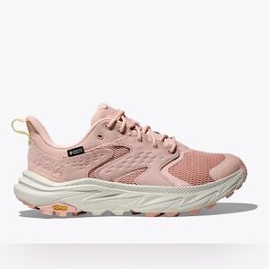 Hoka Anacapa Low GORE-TEX Hiking Shoes Peach Whip Men’s 11 Women’s 12.5 EUC
